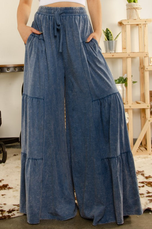 パンツ dosa / WIDE LEG PANTS pebble ROUCHA | Dósa Denim