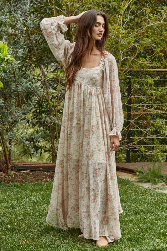 hippie maxi dress Maxi Hippie 60s Dress