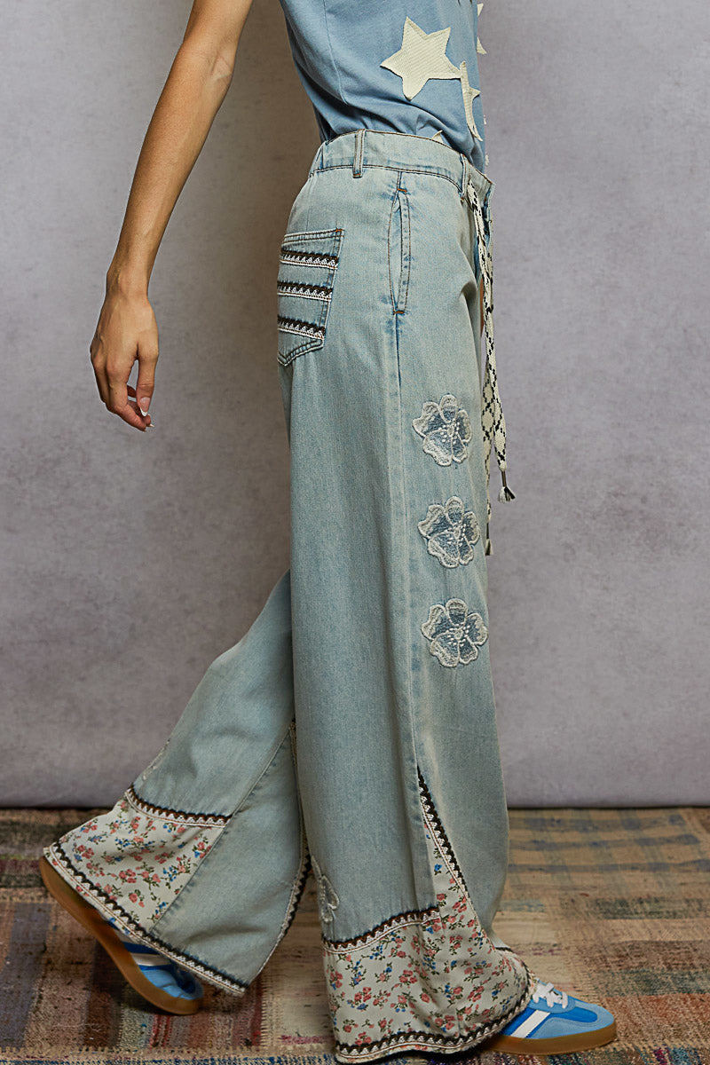POL Floral Jeans – Flippie Hippie