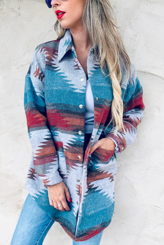 
                  
                    Load image into Gallery viewer, Montana Aztec Jacket
                  
                