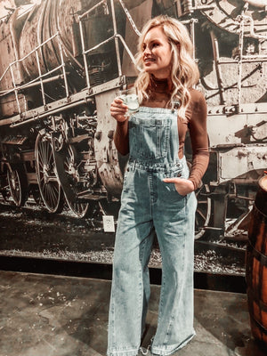 
                  
                    Load image into Gallery viewer, Delilah Wide Leg Overalls
                  
                