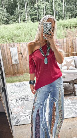 Vintage Tie Jeans