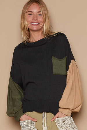 
                  
                    Load image into Gallery viewer, Bella Sweater (Color Block)
                  
                