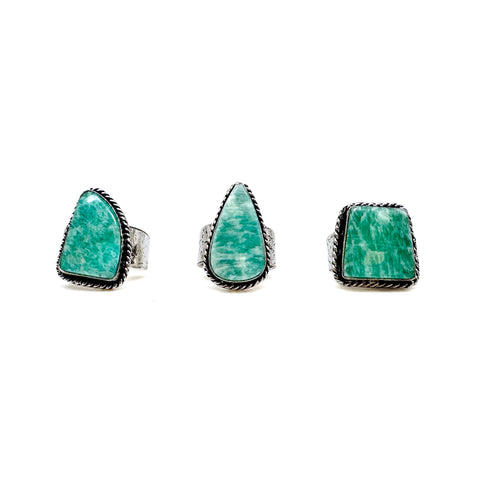 Stone Ring, Amazonite