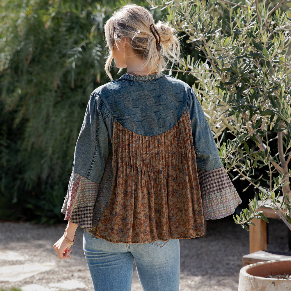 
                  
                    Load image into Gallery viewer, Carolina Patchwork Top
                  
                