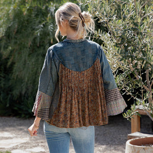 
                  
                    Load image into Gallery viewer, Carolina Patchwork Top
                  
                