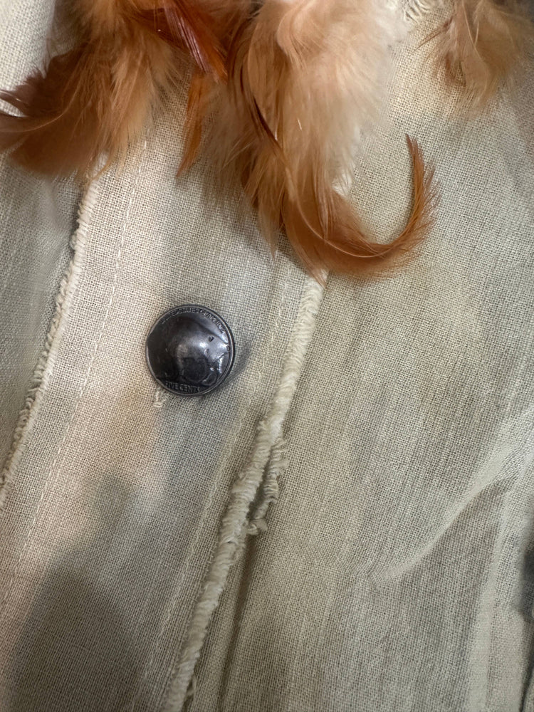 
                  
                    Load image into Gallery viewer, Indian Warrior Duster (Necklace/Collar is removable)
                  
                