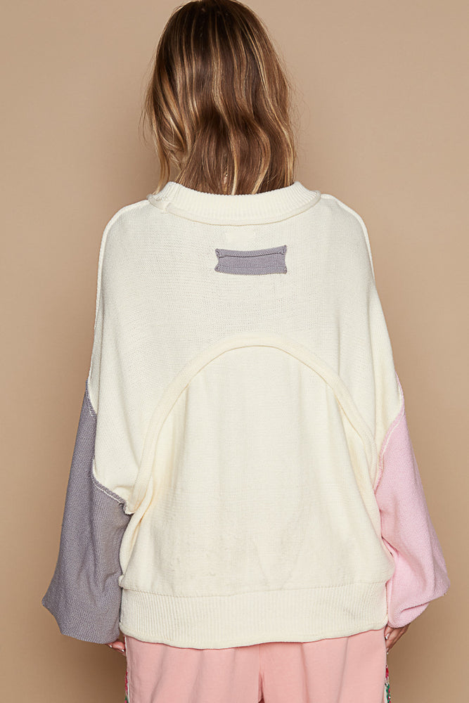 
                  
                    Load image into Gallery viewer, Bella Sweater (Color Block)
                  
                