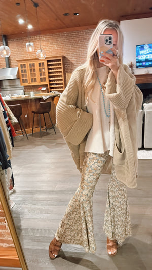 
                  
                    Load image into Gallery viewer, Dreaming in Flowers Flare Pants
                  
                