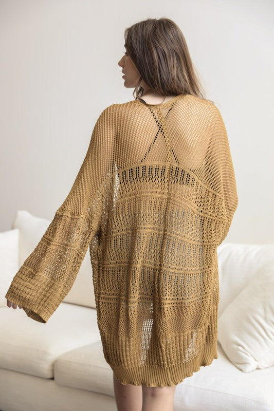 
                  
                    Load image into Gallery viewer, Keep It Casual Cardi (Olive Gold)
                  
                