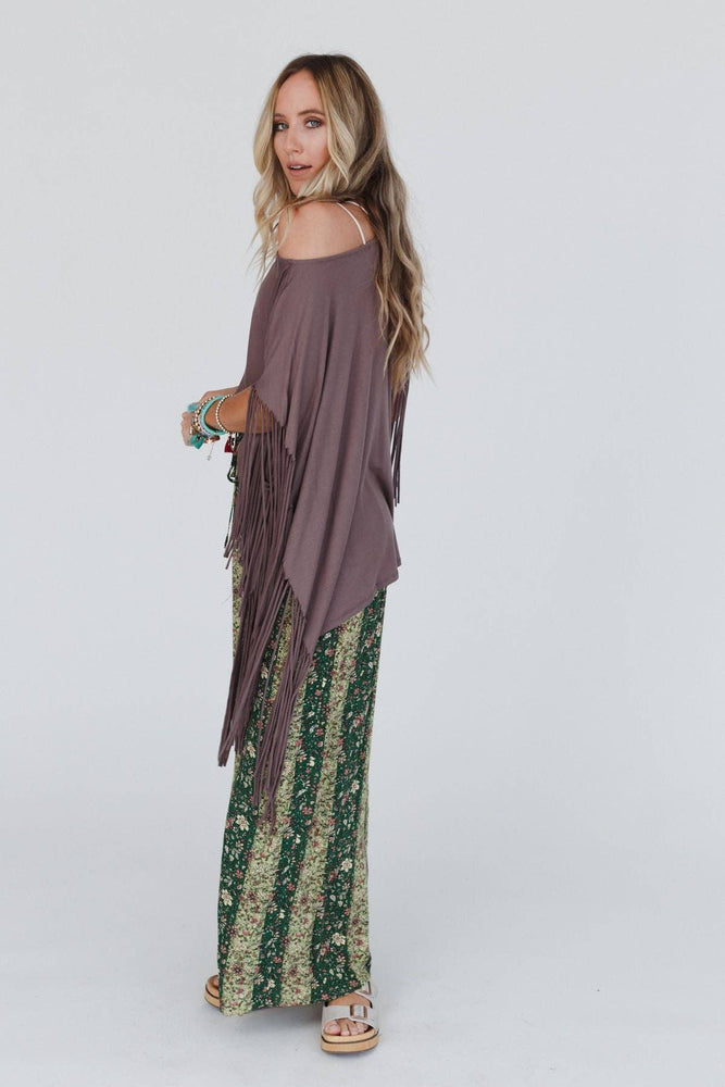 
                  
                    Load image into Gallery viewer, Showstopper Fringe Top (Mocha)
                  
                