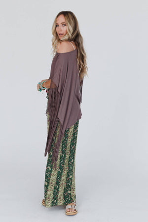 
                  
                    Load image into Gallery viewer, Showstopper Fringe Top (Mocha)
                  
                