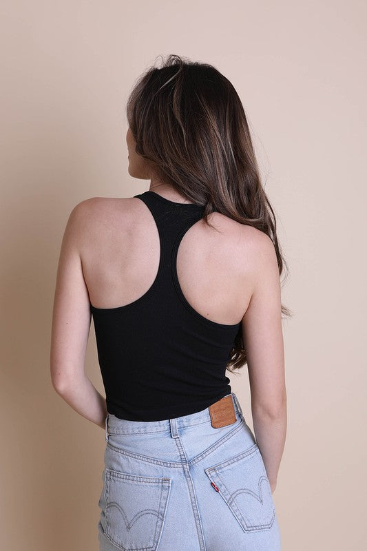 
                  
                    Load image into Gallery viewer, Racerback Tank (Black)
                  
                