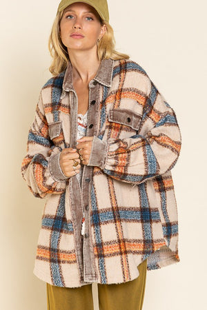 
                  
                    Load image into Gallery viewer, Flannel Corduroy ButtonDown Jacket
                  
                