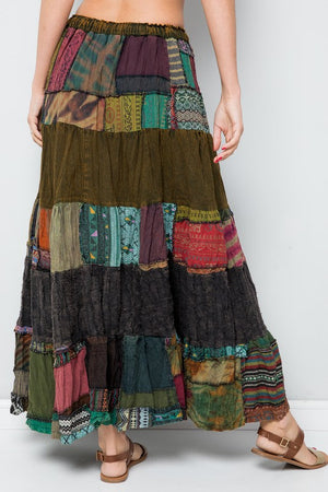 
                  
                    Load image into Gallery viewer, Cinderella Patchwork Skirt (Handmade)
                  
                