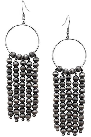 
                  
                    Load image into Gallery viewer, Western Navajo Pearl Earrings
                  
                