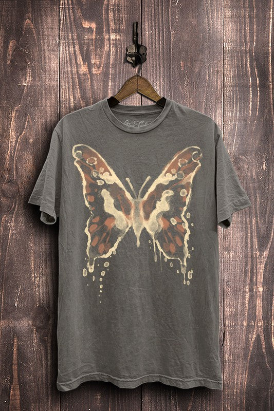 Butterfly Tee (Stone Gray)