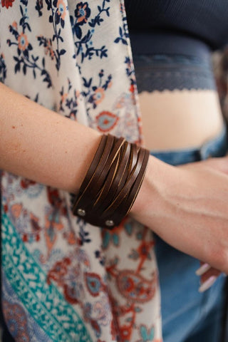 The Duo Leather Bracelet