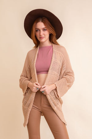 
                  
                    Load image into Gallery viewer, Keep It Casual Cardi (Beige)
                  
                