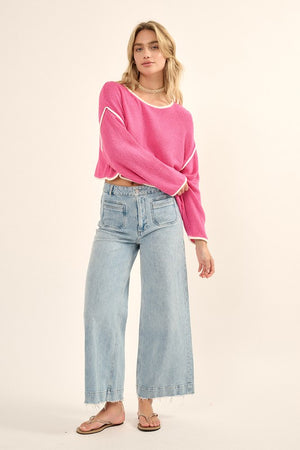 
                  
                    Load image into Gallery viewer, Shiloh Pullover (Bubble Gum Pink)
                  
                