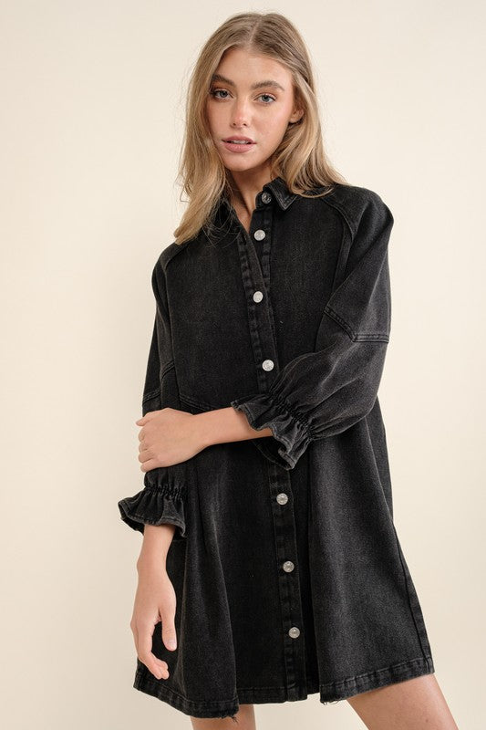 Western Denim Dress – Flippie Hippie