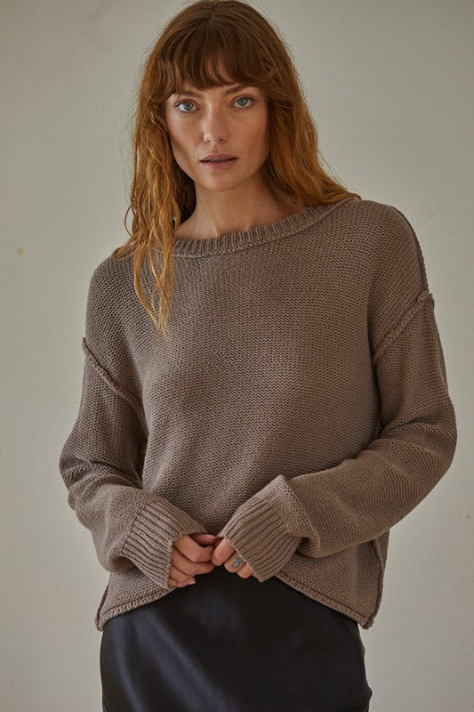 
                  
                    Load image into Gallery viewer, Hailee Sweater (Mocha)
                  
                