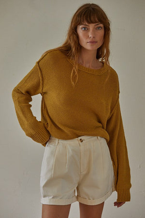 
                  
                    Load image into Gallery viewer, The Hailee Sweater (Gold)
                  
                