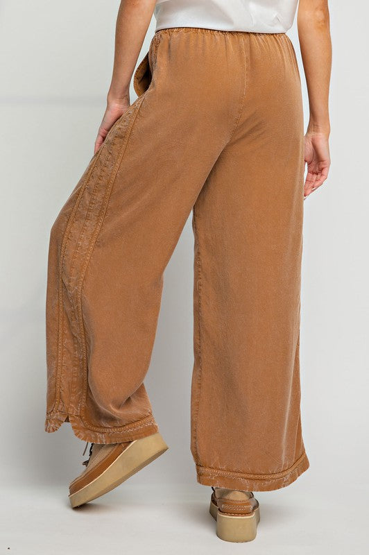 
                  
                    Load image into Gallery viewer, Camel Wide Leg Pants
                  
                