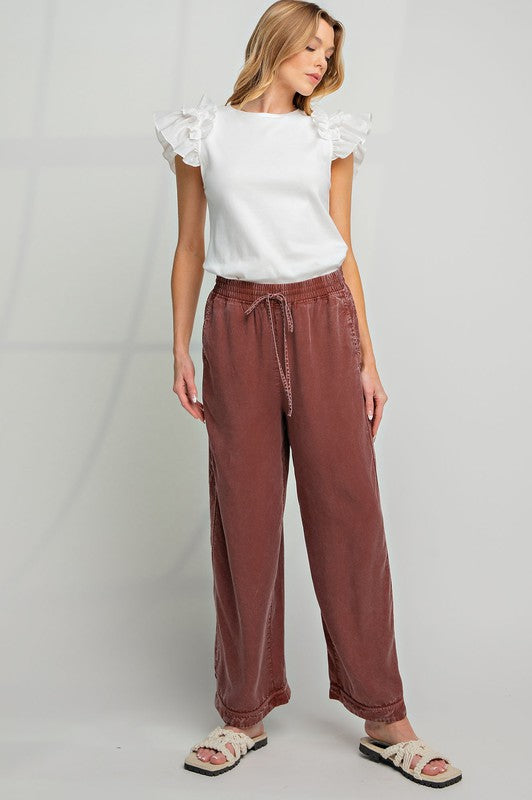 
                  
                    Load image into Gallery viewer, Espresso Wide Leg Pants
                  
                