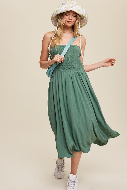 
                  
                    Load image into Gallery viewer, Forest Green Convertible Skirt or Dress
                  
                