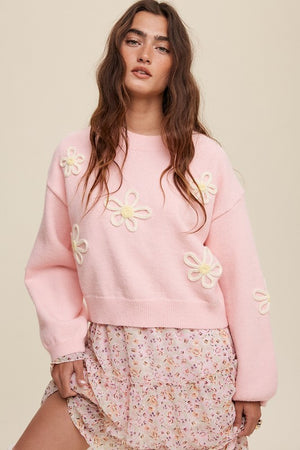 
                  
                    Load image into Gallery viewer, Pretty In Pink Sweater
                  
                