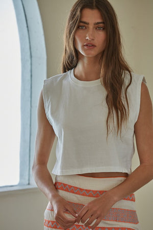 
                  
                    Load image into Gallery viewer, The Solene Crop Tee
                  
                