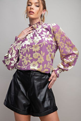 Crushed Velvet Top