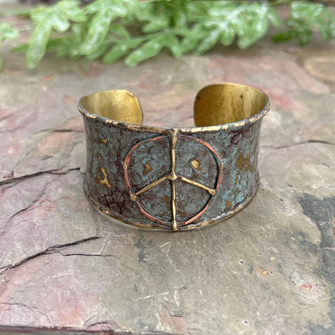 Patina Peace Bracelet