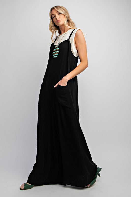 
                  
                    Load image into Gallery viewer, Pollyanna Jumpsuit (Black)
                  
                
