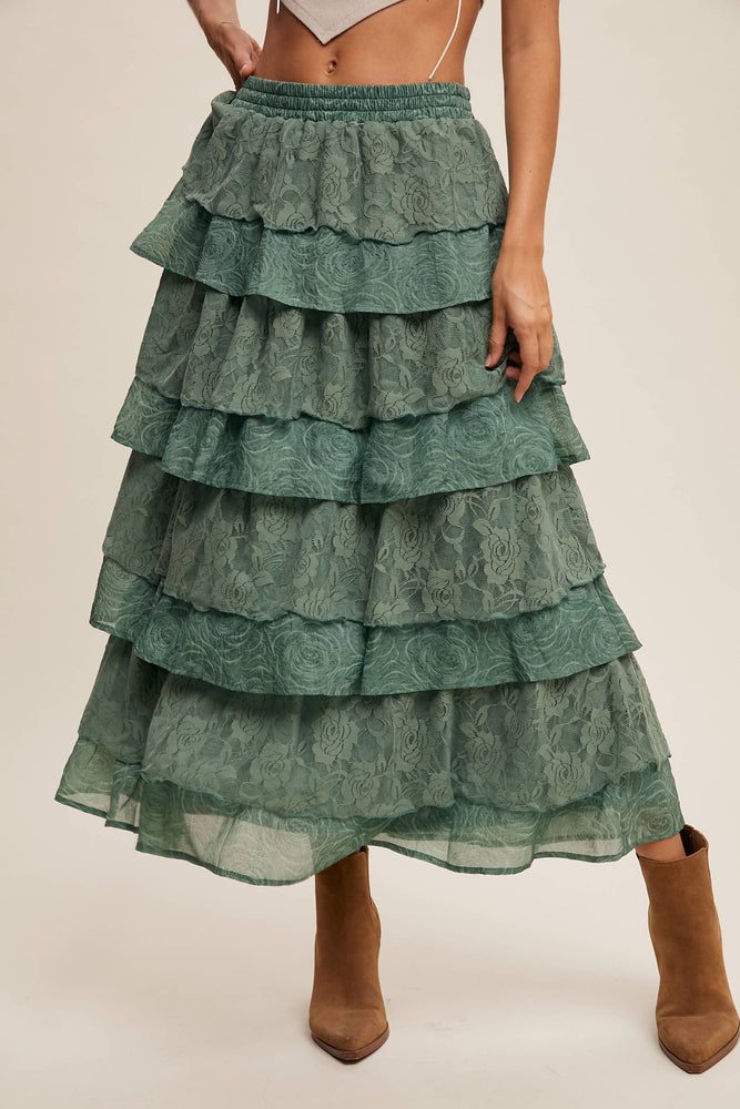 
                  
                    Load image into Gallery viewer, Tis The Season Maxi Skirt
                  
                