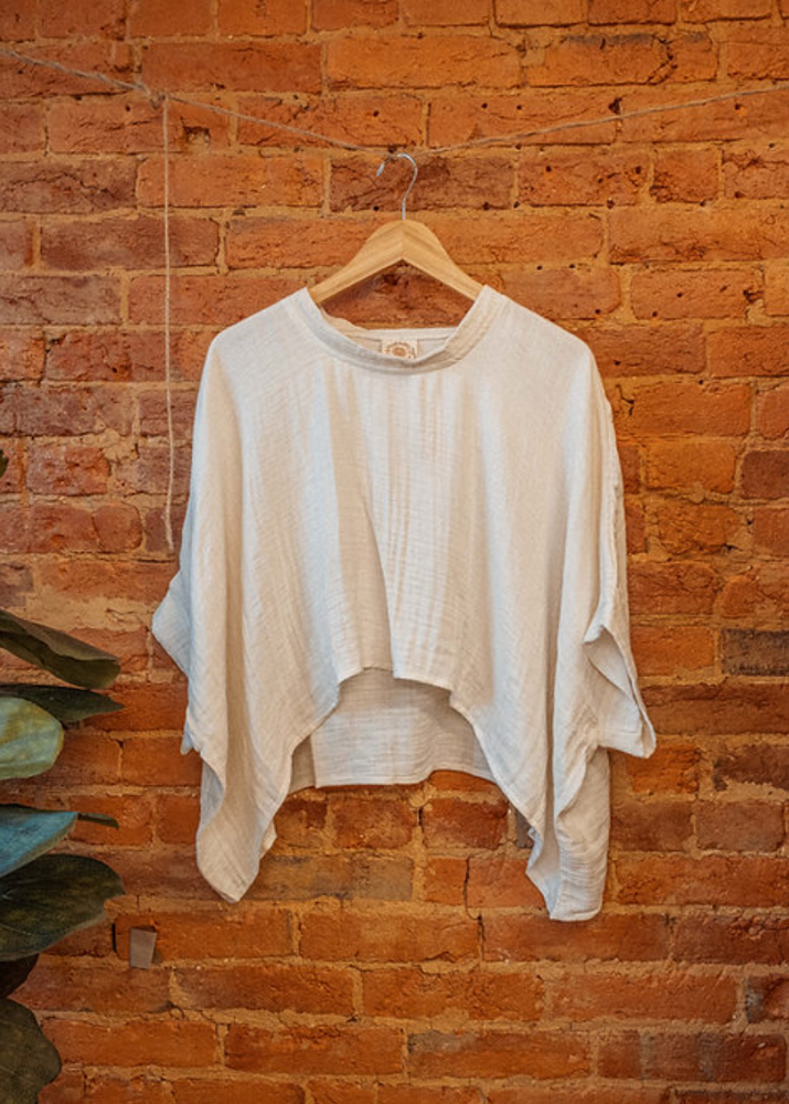 
                  
                    Load image into Gallery viewer, Lola Bamboo, Organic Cotton Top (Natural)
                  
                