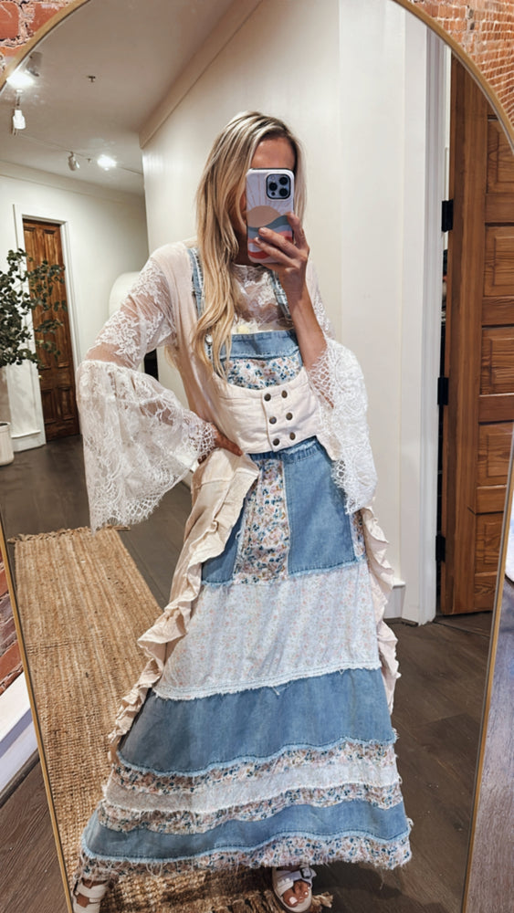 
                  
                    Load image into Gallery viewer, Sweetheart Overall Dress
                  
                