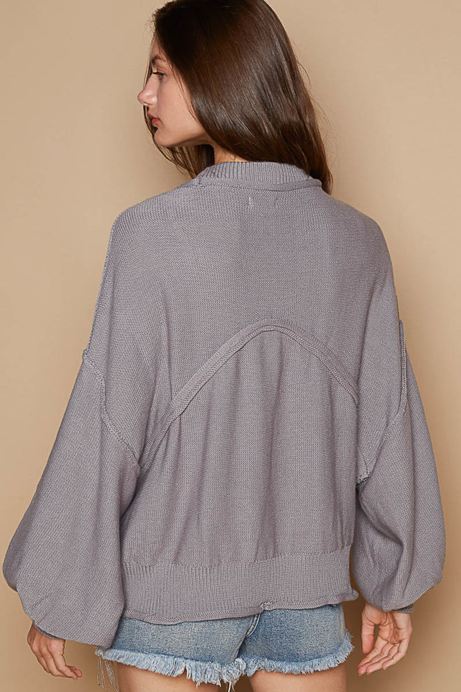 
                  
                    Load image into Gallery viewer, Bella Sweater (Gray)
                  
                