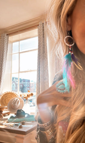 Dream Catcher Earrings (Handmade)