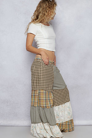 
                  
                    Load image into Gallery viewer, Sweet Magnolia Patchwork Pants
                  
                
