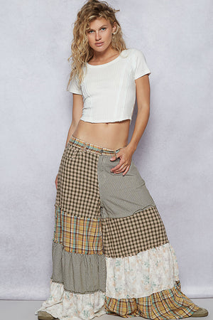 
                  
                    Load image into Gallery viewer, Sweet Magnolia Patchwork Pants
                  
                