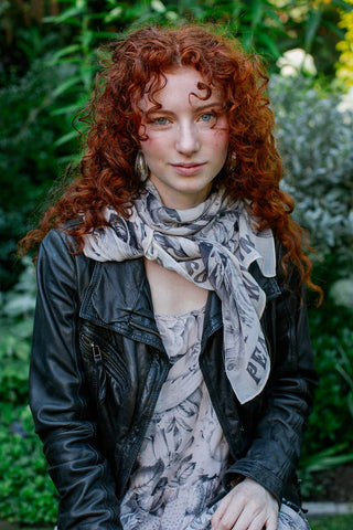 Peace Wine & Sunshine Bamboo Scarf