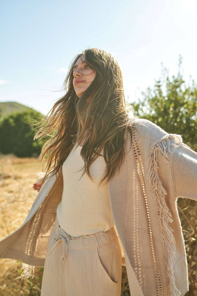 
                  
                    Load image into Gallery viewer, Cabin Cozy Fringe Cardigan
                  
                