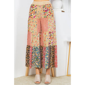 
                  
                    Load image into Gallery viewer, Vintage Patchwork Wide Leg Pant
                  
                