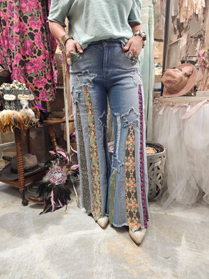 
                  
                    Load image into Gallery viewer, Vintage Tie Jeans
                  
                
