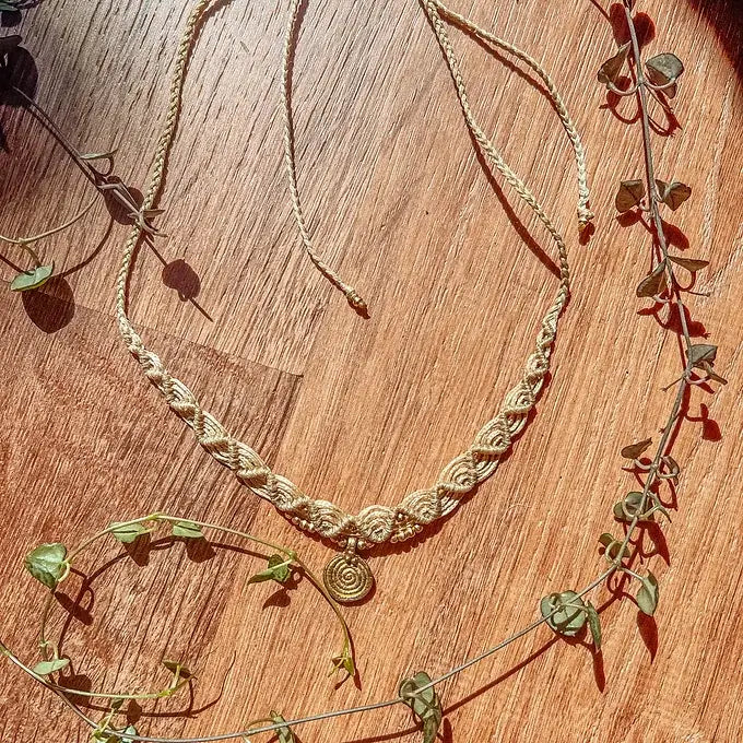 
                  
                    Load image into Gallery viewer, Beachy Macrame Choker
                  
                