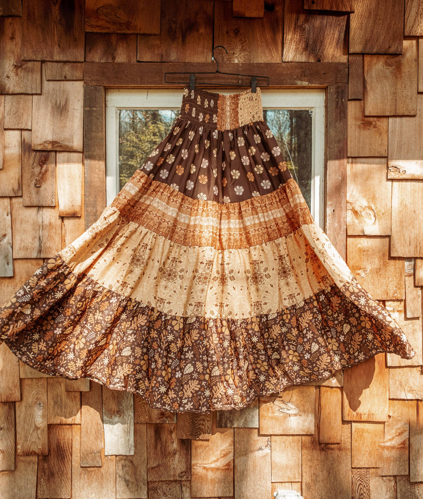 
                  
                    Load image into Gallery viewer, Earthy Tiered Maxi Skirt
                  
                