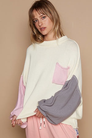 
                  
                    Load image into Gallery viewer, Bella Sweater (Color Block)
                  
                