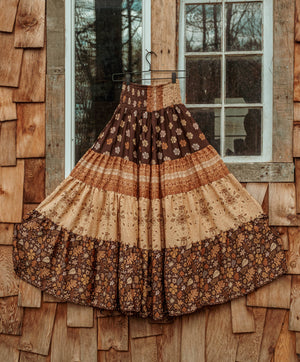 
                  
                    Load image into Gallery viewer, Earthy Tiered Maxi Skirt
                  
                
